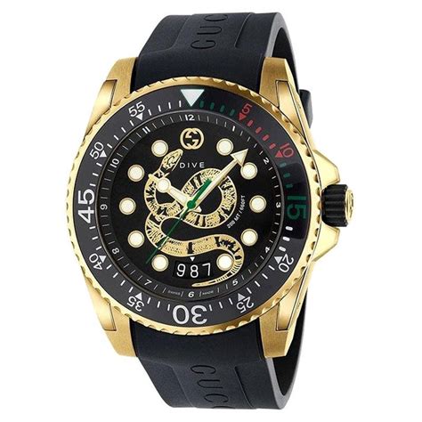 gucci dive watch black|Gucci dive watch snake.